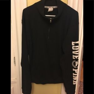 PINK brand  Zippered Pullover Sweatshirt Size L